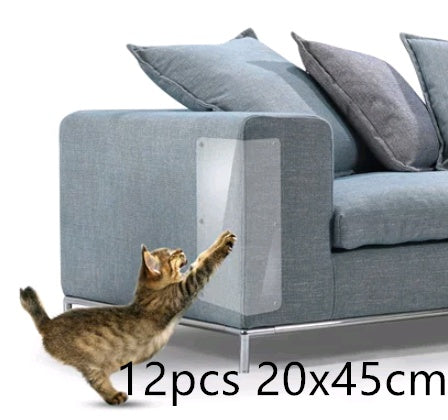 Cat Scratch Furniture Protector Pads - Anti-Scratch Sofa Guard Tape (Multi-Pack)