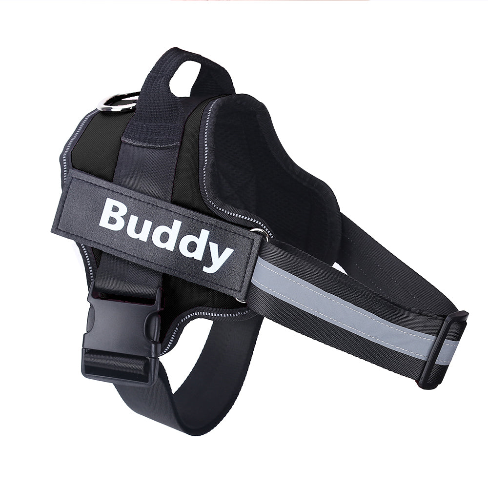 No-Pull Reflective Dog Harness Vest - Breathable Adjustable Harness for Small to Large Dogs