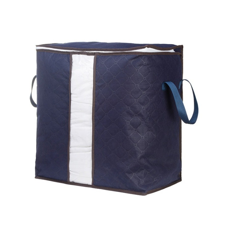 Large Quilt & Clothes Storage Bag - Foldable Moving Organizer Box with Handles