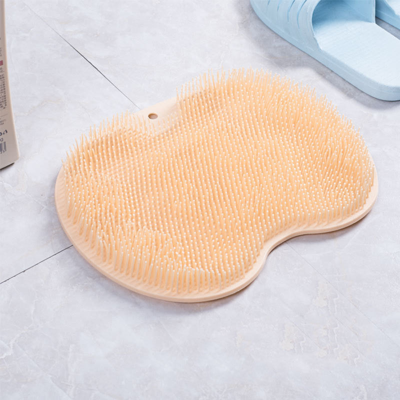 Massage Bath Brush Mat - Non-Slip Shower Foot Scrubber
