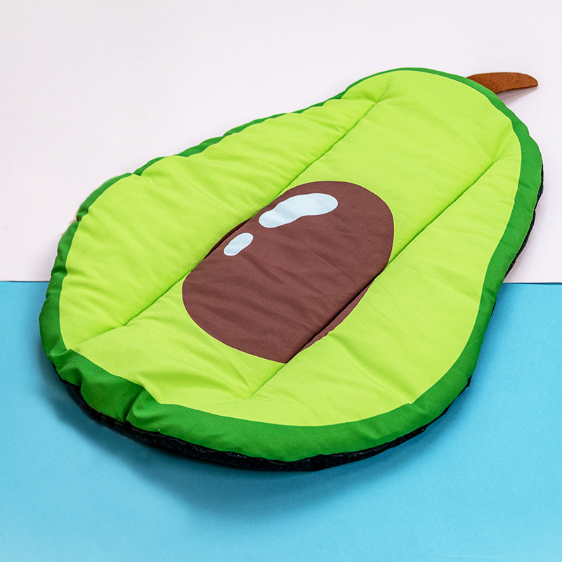Fruit Design Pet Cooling Mat - Washable Summer Self-Cooling Pad for Dogs & Cats