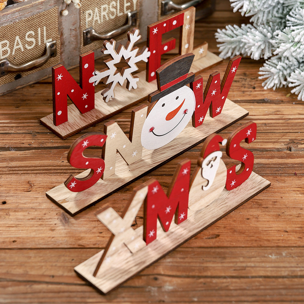Christmas Wooden Ornament | Xmas Holiday Decor