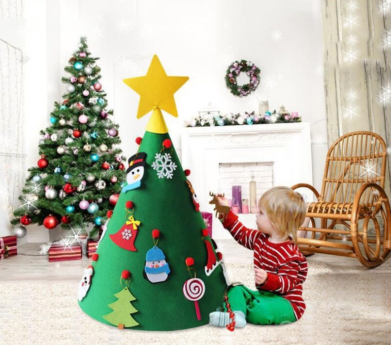 Christmas Felt Tree Three-dimensional Pendant Children's Puzzle