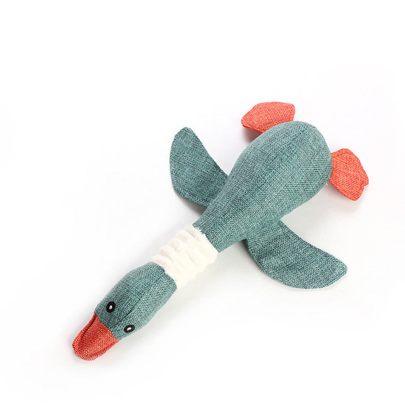 Squeaky Plush Dog Toys - Soft Animal Puzzle Chew Toys for Small & Medium Dogs