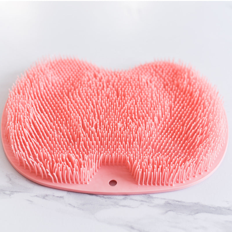 Massage Bath Brush Mat - Non-Slip Shower Foot Scrubber