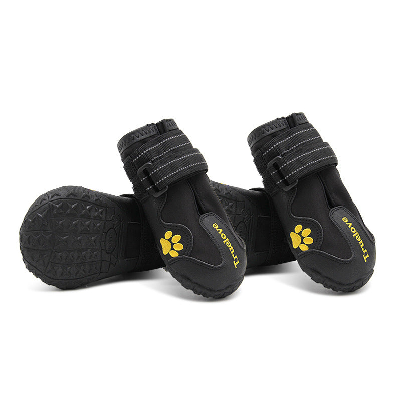 Non-Slip Dog Shoes - Waterproof Wear-Resistant Paw Protectors (Set of 4)