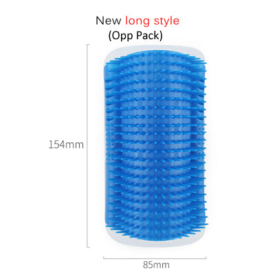 Cat Self-Grooming Corner Brush - Wall-Mounted Massage Comb for Cats