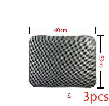 Double Layer Cat Litter Mat - Waterproof Litter Trapping Mat, Easy to Clean