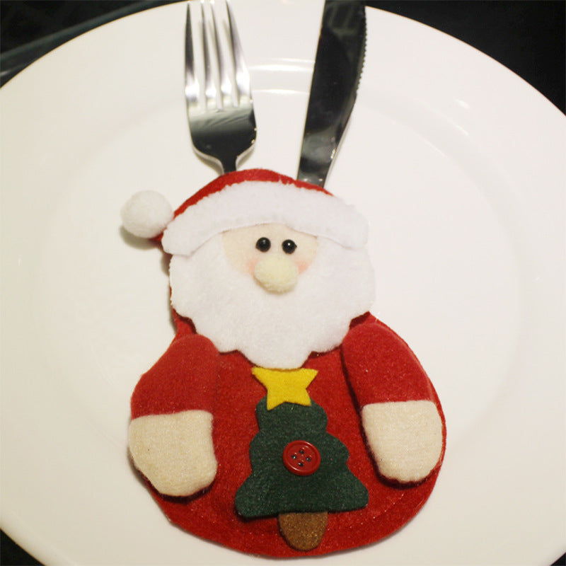 Christmas Knife and Fork Bag | Xmas Holiday Decor