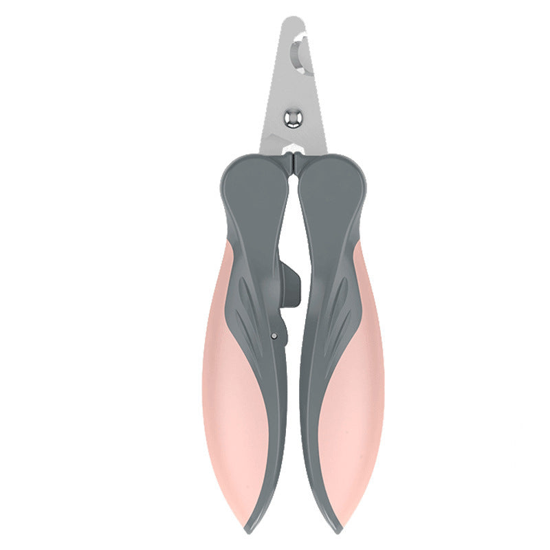 Pet Nail Clippers - Stainless Steel Dog & Cat Claw Trimmer with Soft Grip