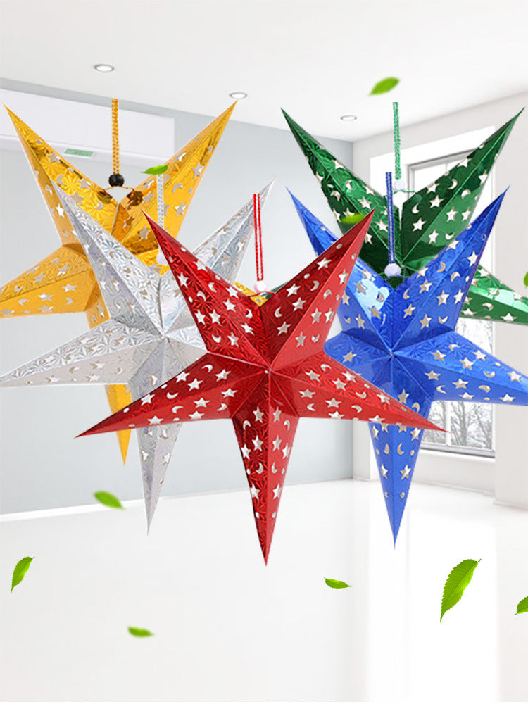 Christmas Star Ornaments | Xmas Holiday Decor