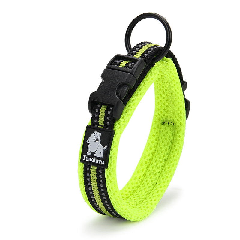 Heavy-Duty Tactical Dog Collar - Nylon Collar with Metal Buckle for Small to Large Dogs