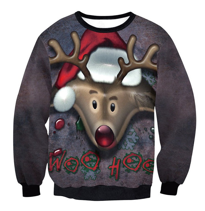 UGLY Christmas Sweater Vacation Santa Elf Funny Women's Men Sweaters