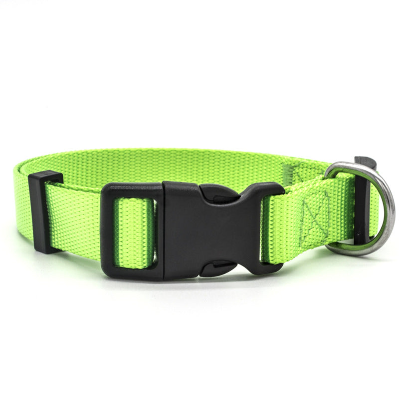 Adjustable Nylon Dog Collar - Durable Quick Release Collar for Dogs & Cats