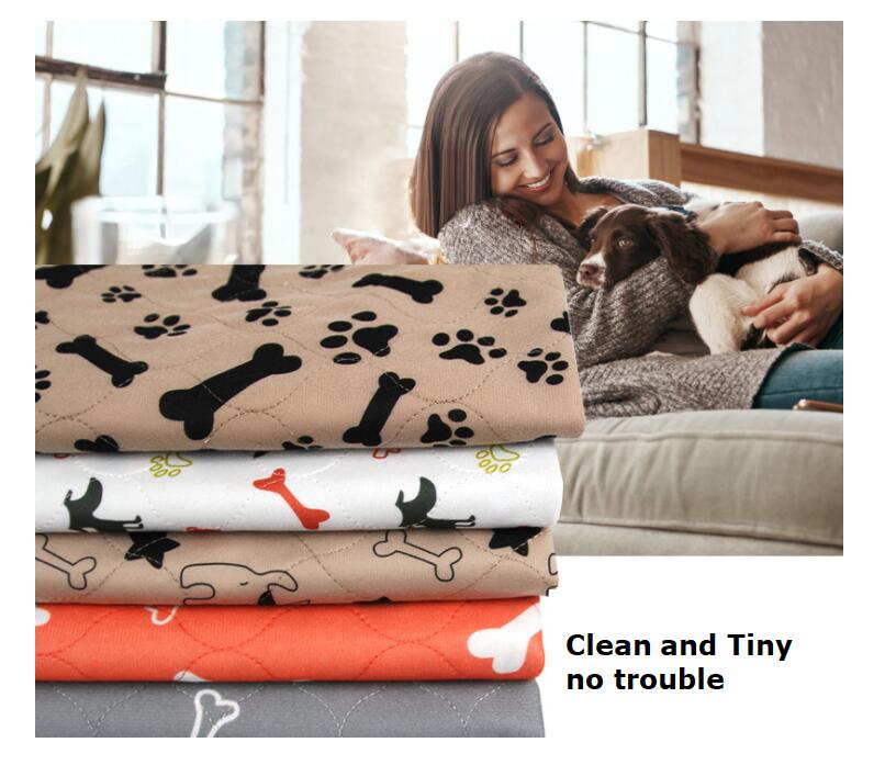 3-Layer Waterproof Pet Pee Pad - Reusable Absorbent Dog Mat