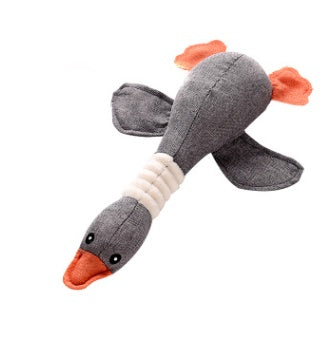 Squeaky Plush Dog Toys - Soft Animal Puzzle Chew Toys for Small & Medium Dogs