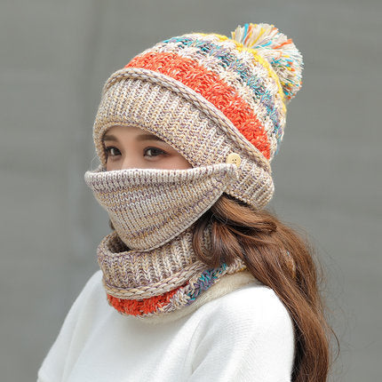 Korean Winter Knitted Hat – Women's Accessory