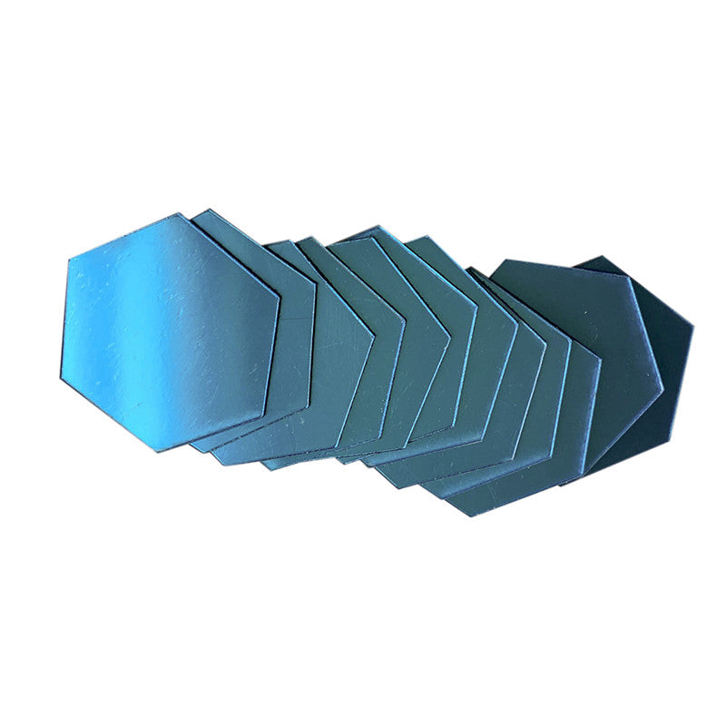 Hexagon Acrylic Mirror Wall Stickers - 3D Removable Wall Decor