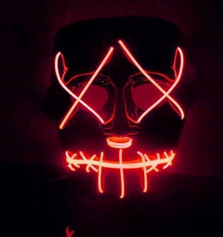 Halloween LED Glowing Full Face Mask
