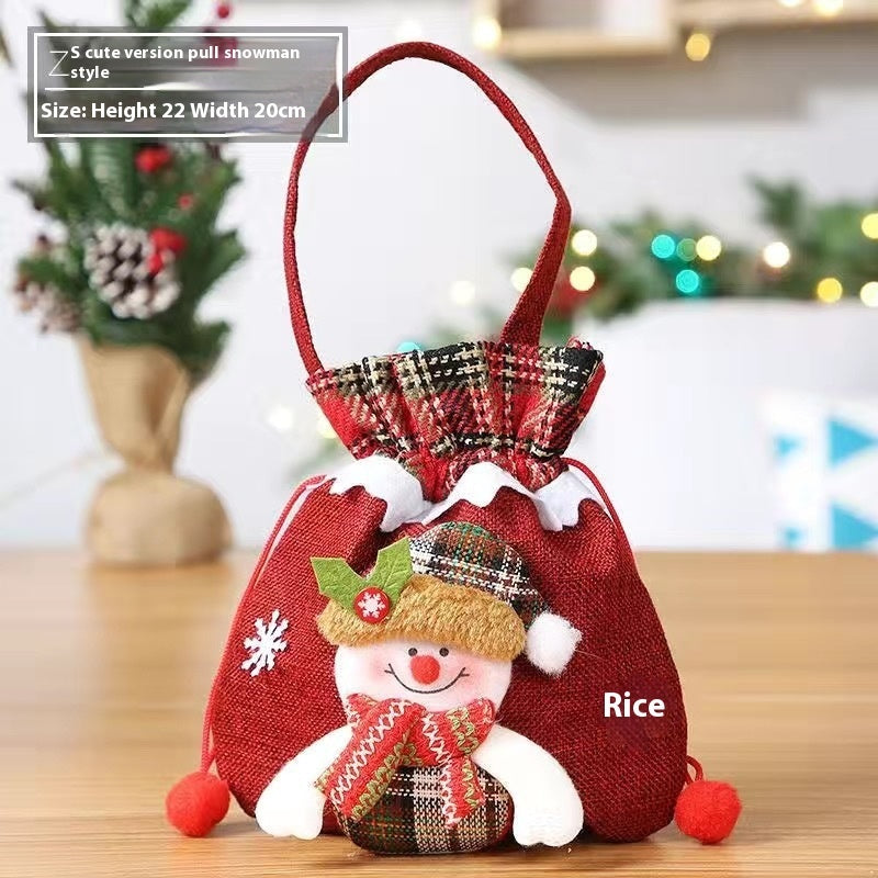 Christmas Children Gift Bag Eve Candy Packaging | Xmas Holiday Decor
