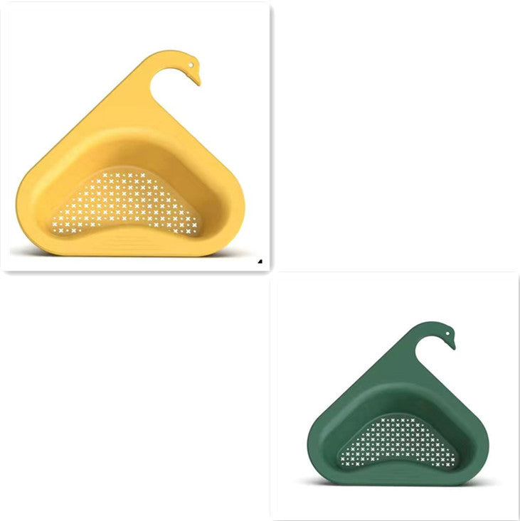 Hanging Swan Kitchen Drainer - Multifunctional Sink Sponge & Dish Rack