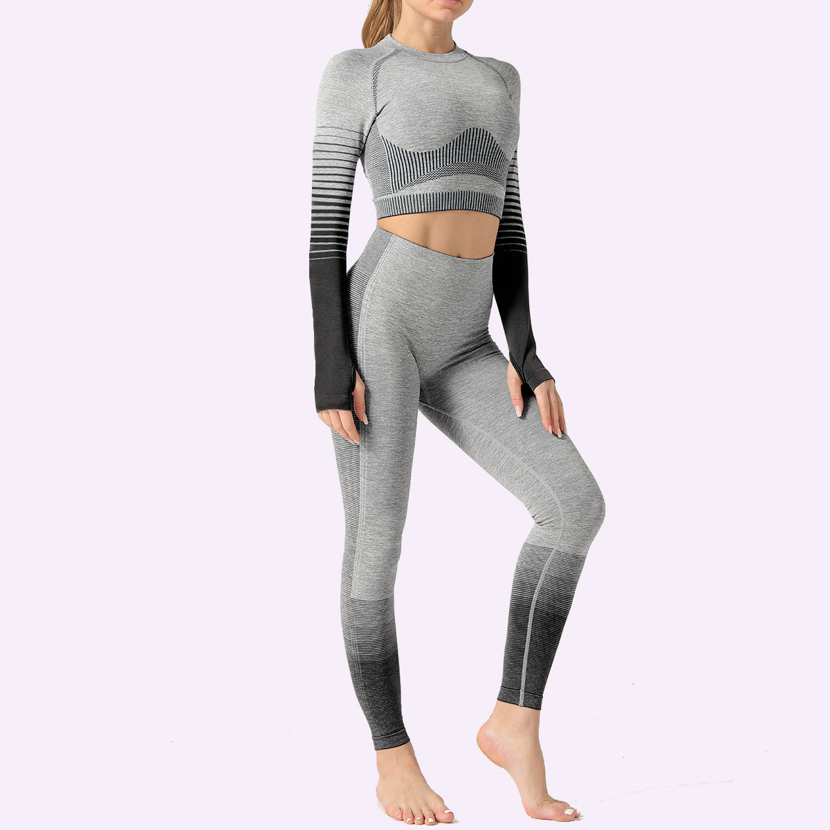Women Yoga Sets Gym Fitness Athletic 2 Pcs Sports Suits Set Pants
