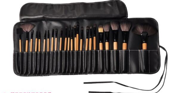 Gift Bag of 24 Pcs Makeup Brush Sets Professional Cosmetics Brushes