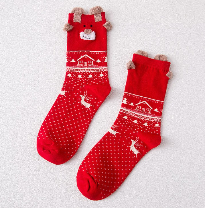 Christmas Santa Claus Cute Socks | Holiday Gift