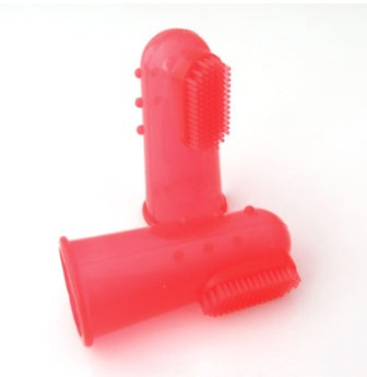 Soft Silicone Pet Finger Toothbrush - Dog & Cat Teeth Cleaning Brush for Fresh Breath