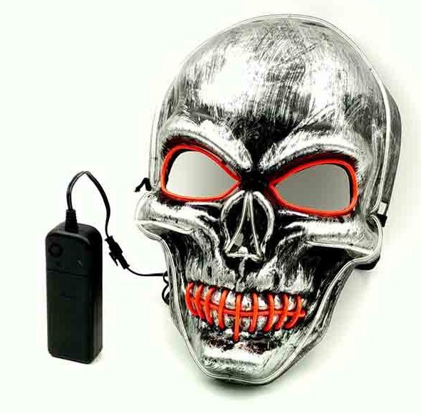 Halloween LED Glowing Full Face Mask