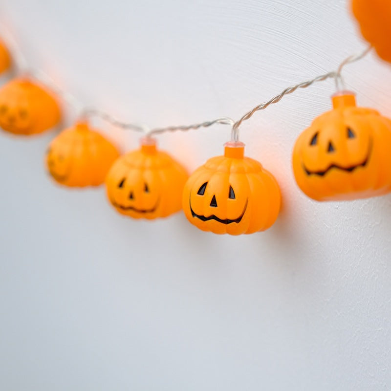 Halloween LED String Lights - Pumpkin, Ghost & Bat Fairy Lights for Indoor & Outdoor Decor