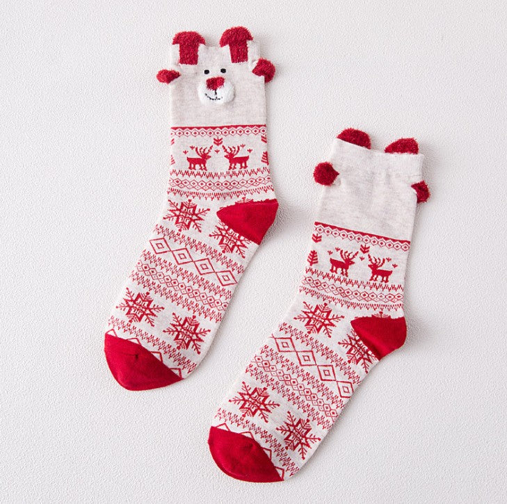 Christmas Santa Claus Cute Socks | Holiday Gift