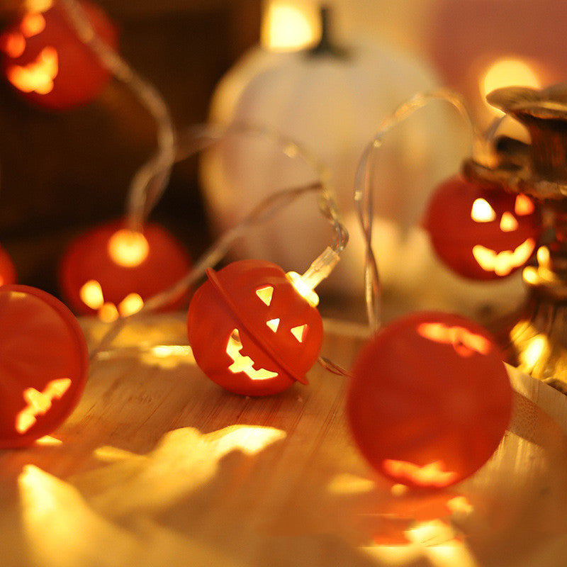 LED Halloween Lights String Ghost Festival Pumpkin Decorative