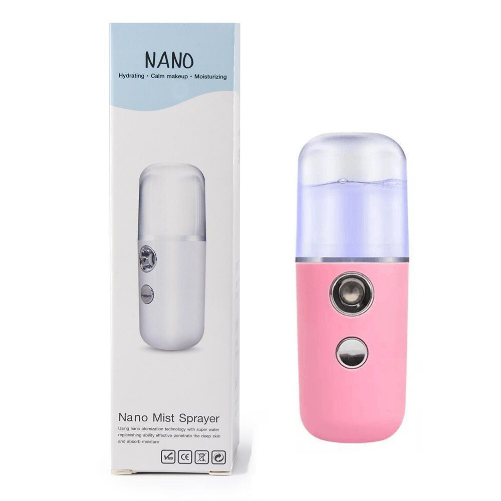 Portable Rechargeable Nano Face Mist Sprayer - Hydration Facial Steamer