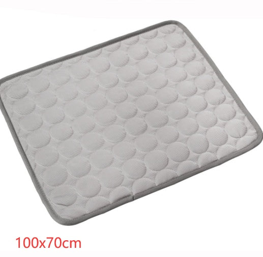 Pet Cooling Mat - Ice Silk Summer Bed Pad for Dogs & Cats, Multiple Sizes