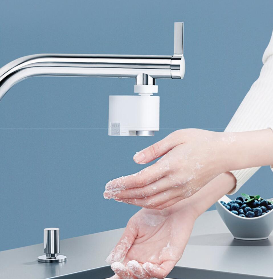 Infrared Sensor Faucet Water Saver - USB Rechargeable Touchless Tap Adapter