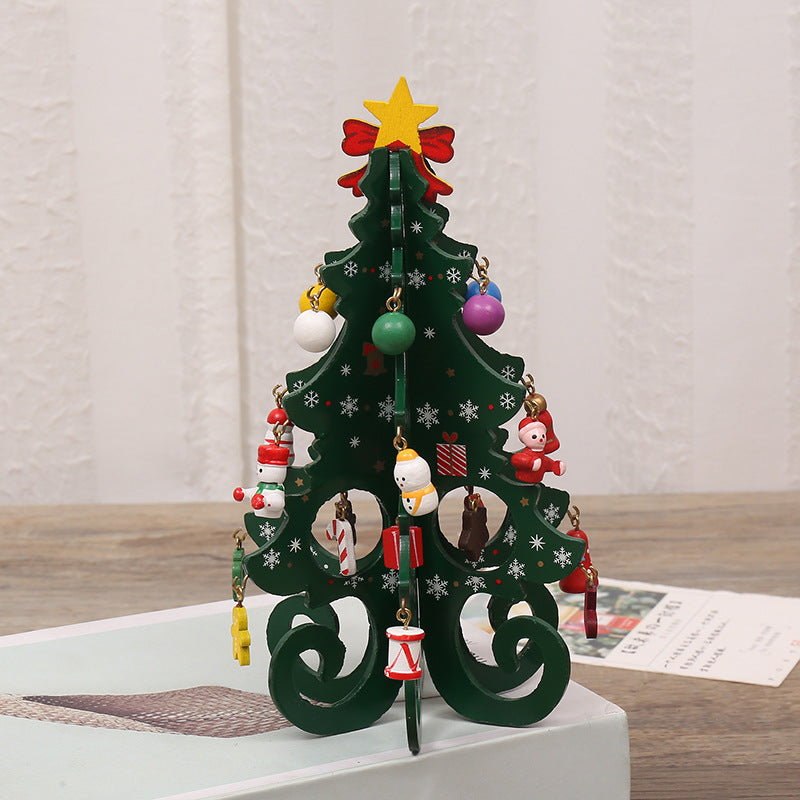 Christmas Tree Scene Decoration | Xmas Holiday Decor