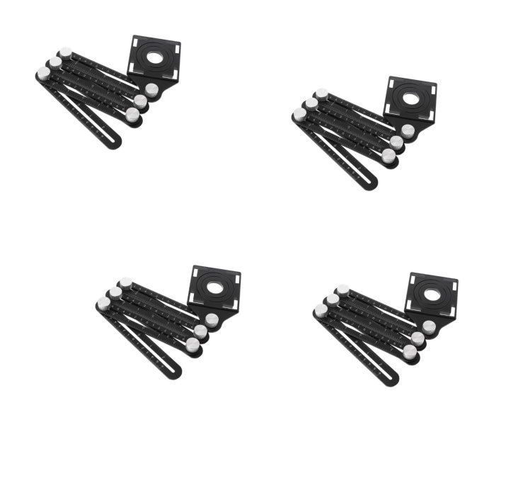 Aluminum Alloy 6-Level Folding Laptop Stand - Adjustable Angle