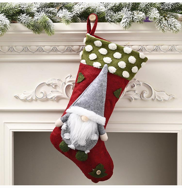 Christmas Decorative Lambswool Three-dimensional Socks | Holiday Gift