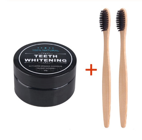 Charcoal Teeth Whitening Powder Activated Coconut Oral Hygiene
