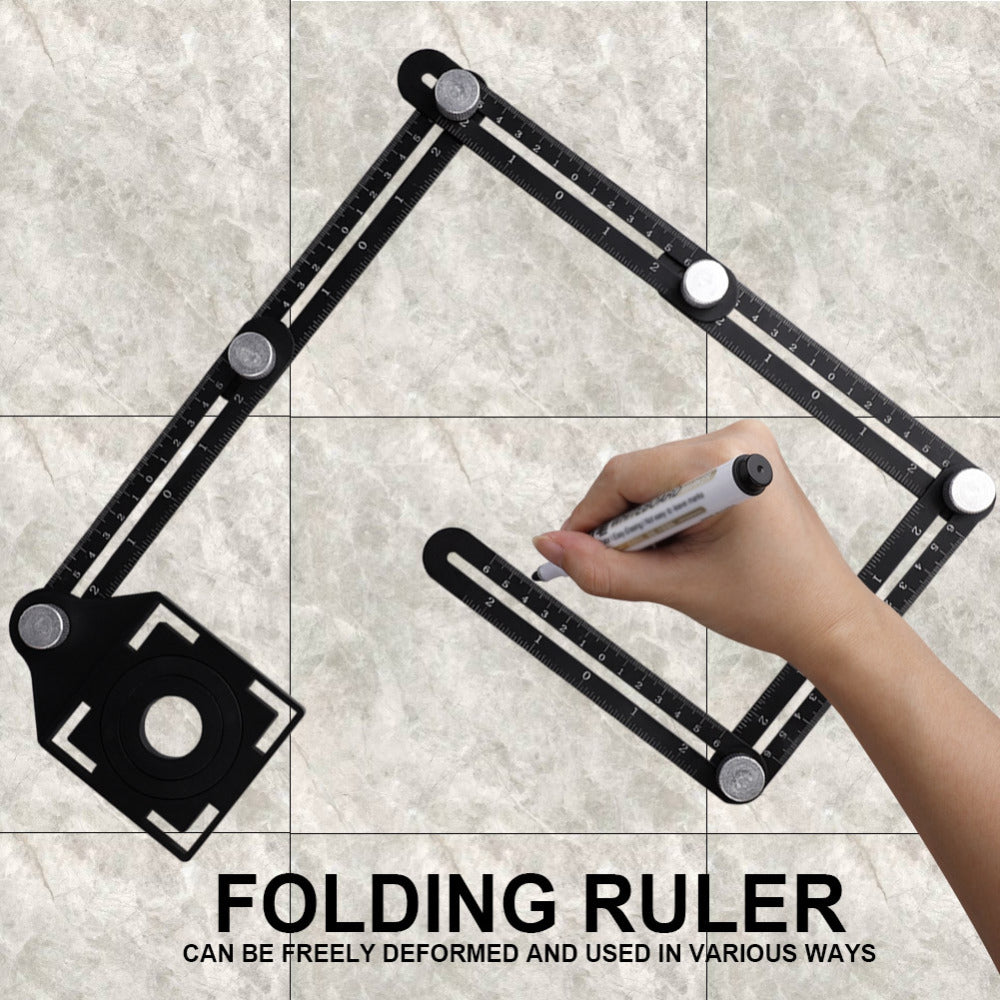 Aluminum Alloy 6-Level Folding Laptop Stand - Adjustable Angle