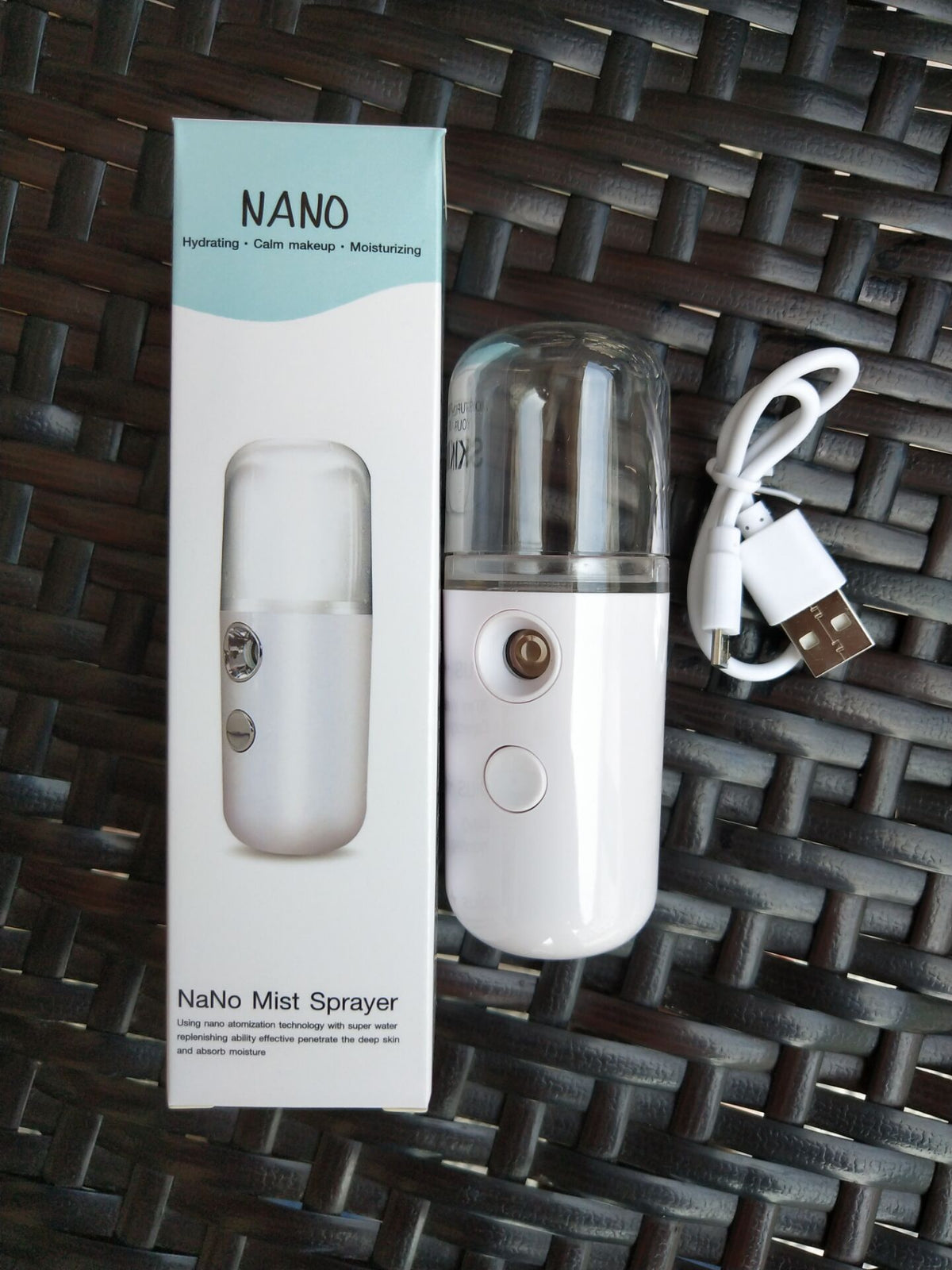 Portable Rechargeable Nano Face Mist Sprayer - Hydration Facial Steamer