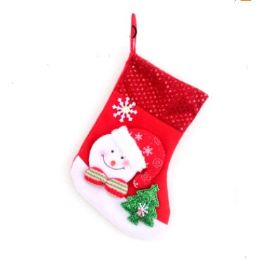 Christmas Decorations Santa Claus Socks Tree Pendant Gift Bag | Holiday Gift