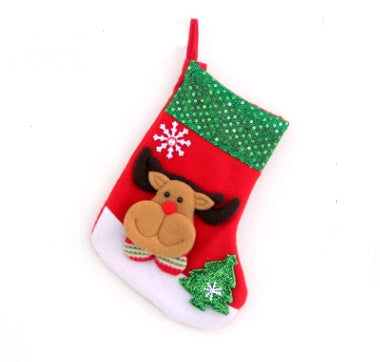 Christmas Decorations Santa Claus Socks Tree Pendant Gift Bag | Holiday Gift