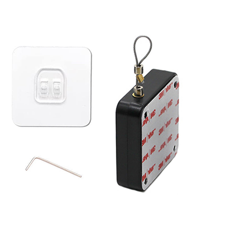 Automatic Door Closer with Retractable Cable