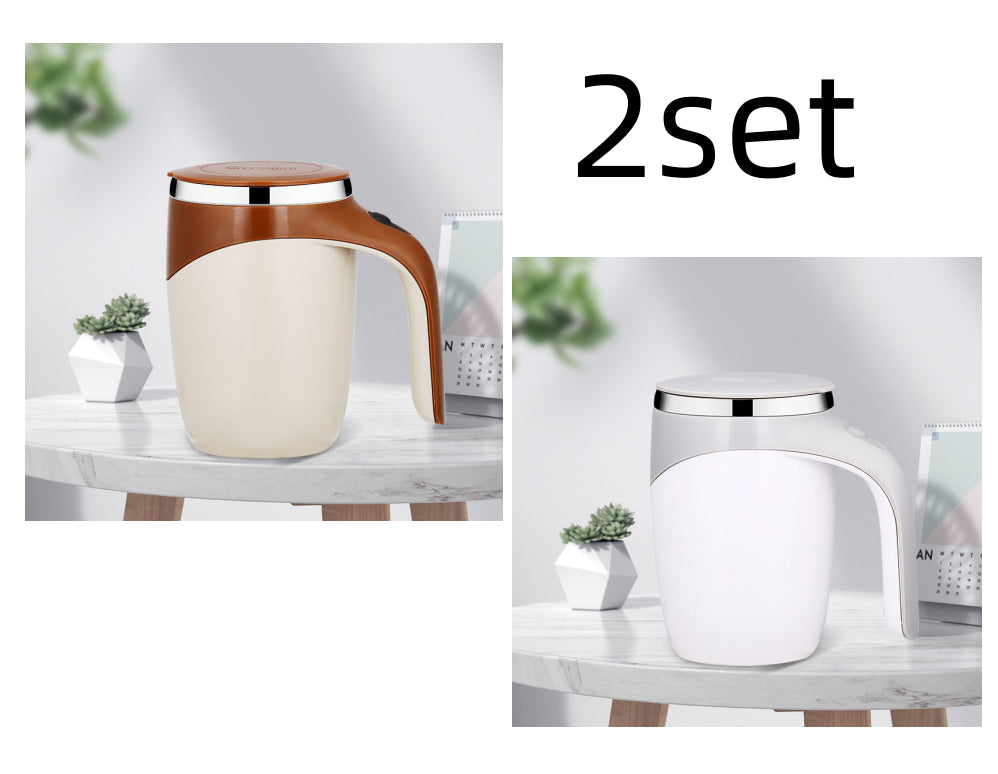 Automatic Self-Stirring Stainless Steel Mug
