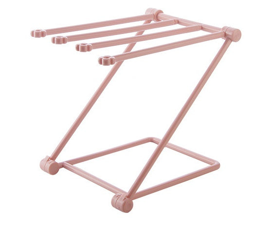 Foldable Dishcloth Drying Shelf - Kitchen Towel Holder