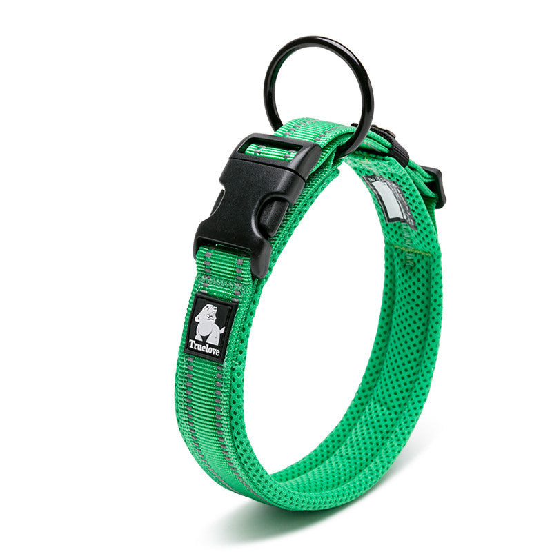 Heavy-Duty Tactical Dog Collar - Nylon Collar with Metal Buckle for Small to Large Dogs