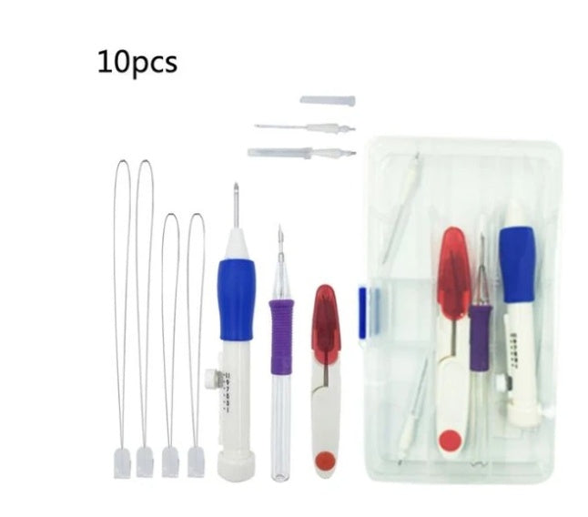 DIY Embroidery Starter Kit with 50 Threads - Cross Stitch Craft Set