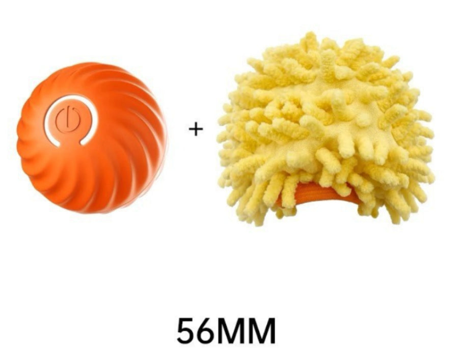 Bite Resistant Rubber Dog Ball - Bouncy Chew Toy for Aggressive Chewers